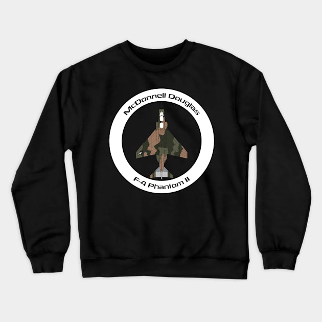 F-4 Phantom II Crewneck Sweatshirt by BearCaveDesigns